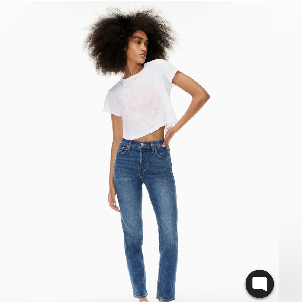Denim Forum the Yoko High Rise Slim Jean, 28L, size 27
